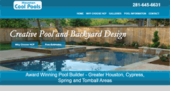 Desktop Screenshot of houstoncoolpools.com